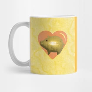 Golden piggie Mug